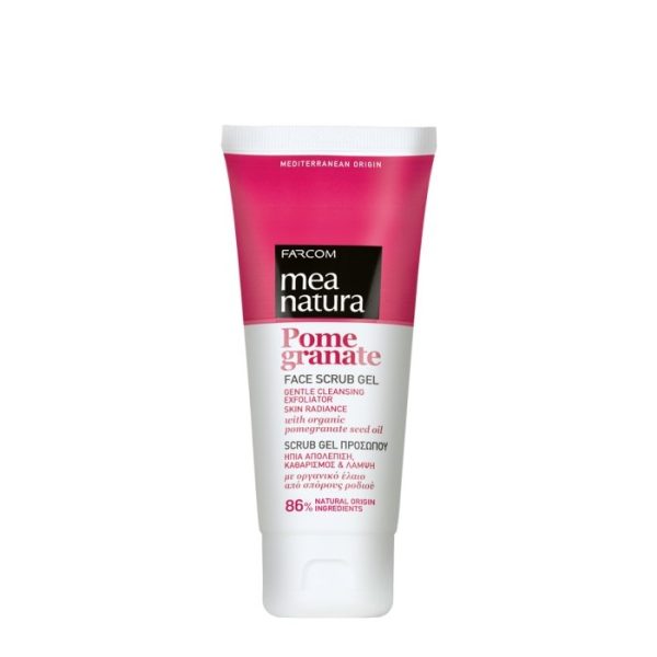 Face Scrub Gel w/ Pomegranate - Mea Natura