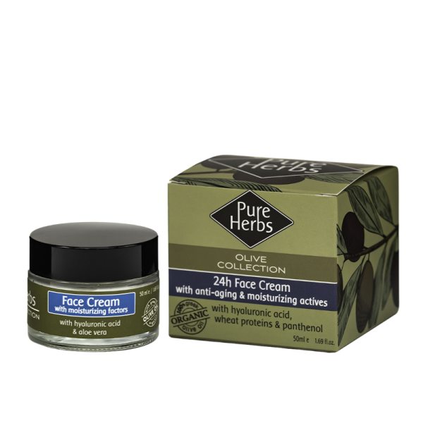 Pure Herbs Face Cream with Moisturizing and Anti-aging factors - New Package
