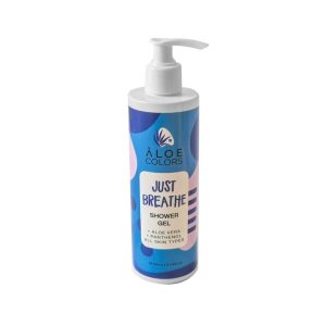 Shower Gel Just Breathe with aromatic notes: lavender, ocean waves, musk! - Aloe Colors