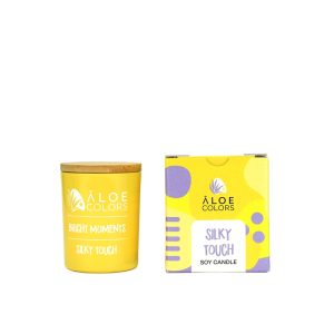 Scented Soy Candle Silky Touch με άρωμα φουντούκι macadamia! - Aloe Colors