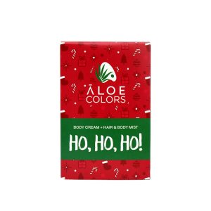 Ho Ho Ho Gift Set w/ Body Cream & Mist - Aloe Colors