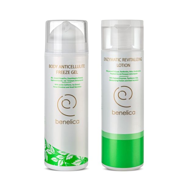 Enzymatic Revitalizing Lotion and Anticellulite Freeze gel - Benelica