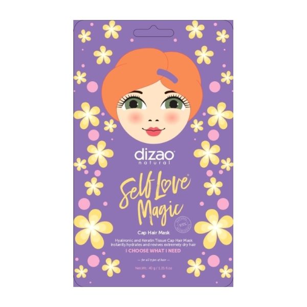 Hyaluronic and Keratin Tissue Cap Mask 40 gr - Dizao Naturals