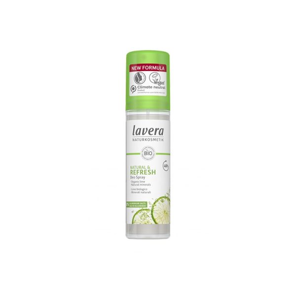 Deo Spray Natural & Refresh with organic lime and organic louisa - Lavera