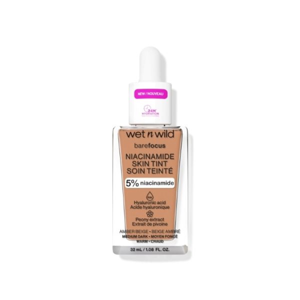 Bare Focus Niacinamide Skin Tint Amber Beige - Wet n Wild