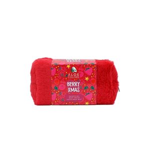 Berry Xmas Bag with Shower Gel, Body Cream, Hair/Body Mist - Aloe Colors