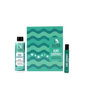 Gift Set Pure Serenity with body lotion and eau de toilette (roll-on) - Aloe Colors