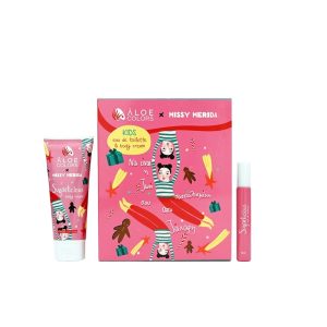 Sugarlicious Kids Gift Set with Body Cream & Eau de Toilette - Aloe Colors