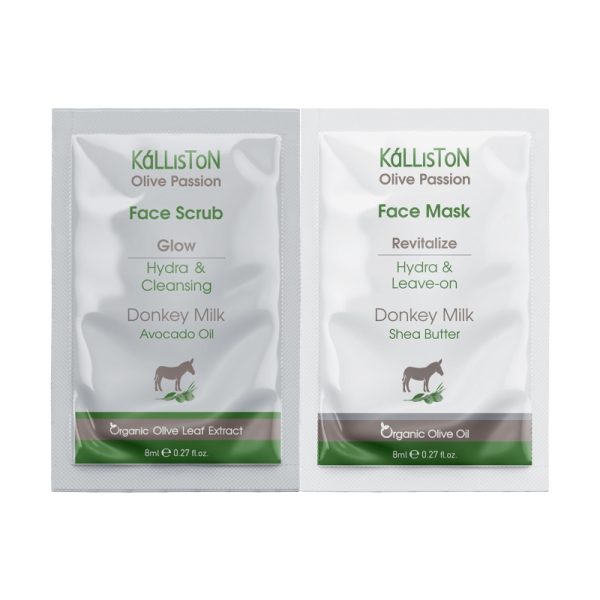 Face Scrub and Mask w/ Donkey Milk (2 * 8 ml) - Kalliston