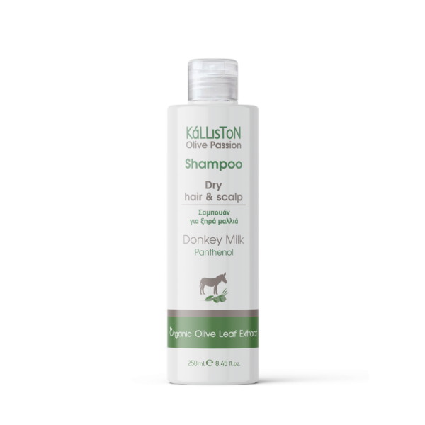 Donkey Milk Shampoo for Dry Hair/Scalp 250 ml - Kalliston
