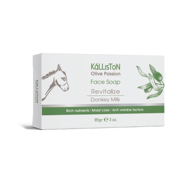 Revitalize Face Soap w/ Donkey Milk, Aloe, Shea Butter - Kalliston