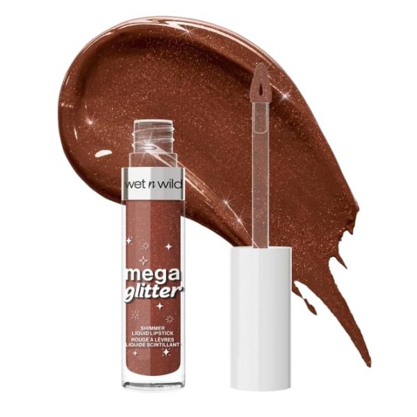 Mega Glitter Shimmer Liquid Lipstick "Hear Me Out" - Swatch