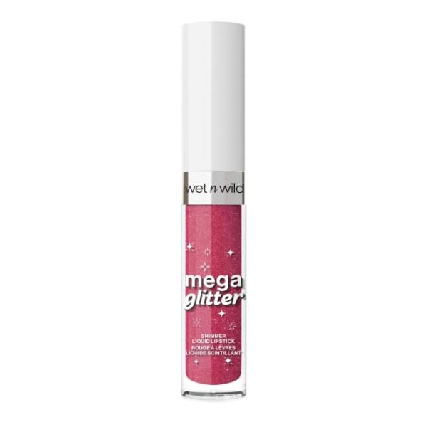 Mega Glitter Shimmer Liquid Lipstick "Pink Future" - Wet n Wild